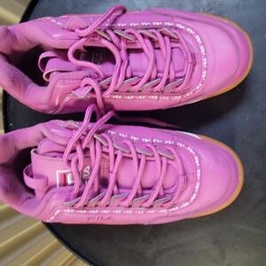 Fila Pink Athletic Shoes